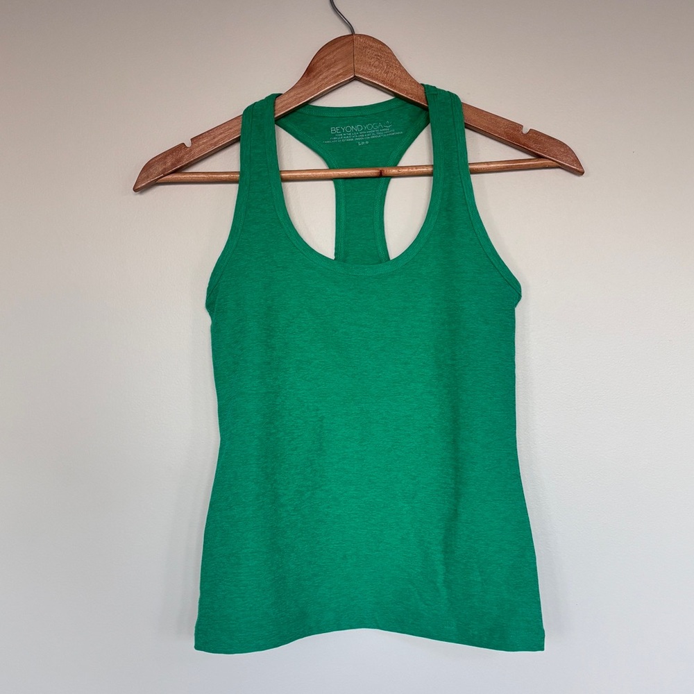 Beyond Yoga spacedye step up racerback tank top, full length